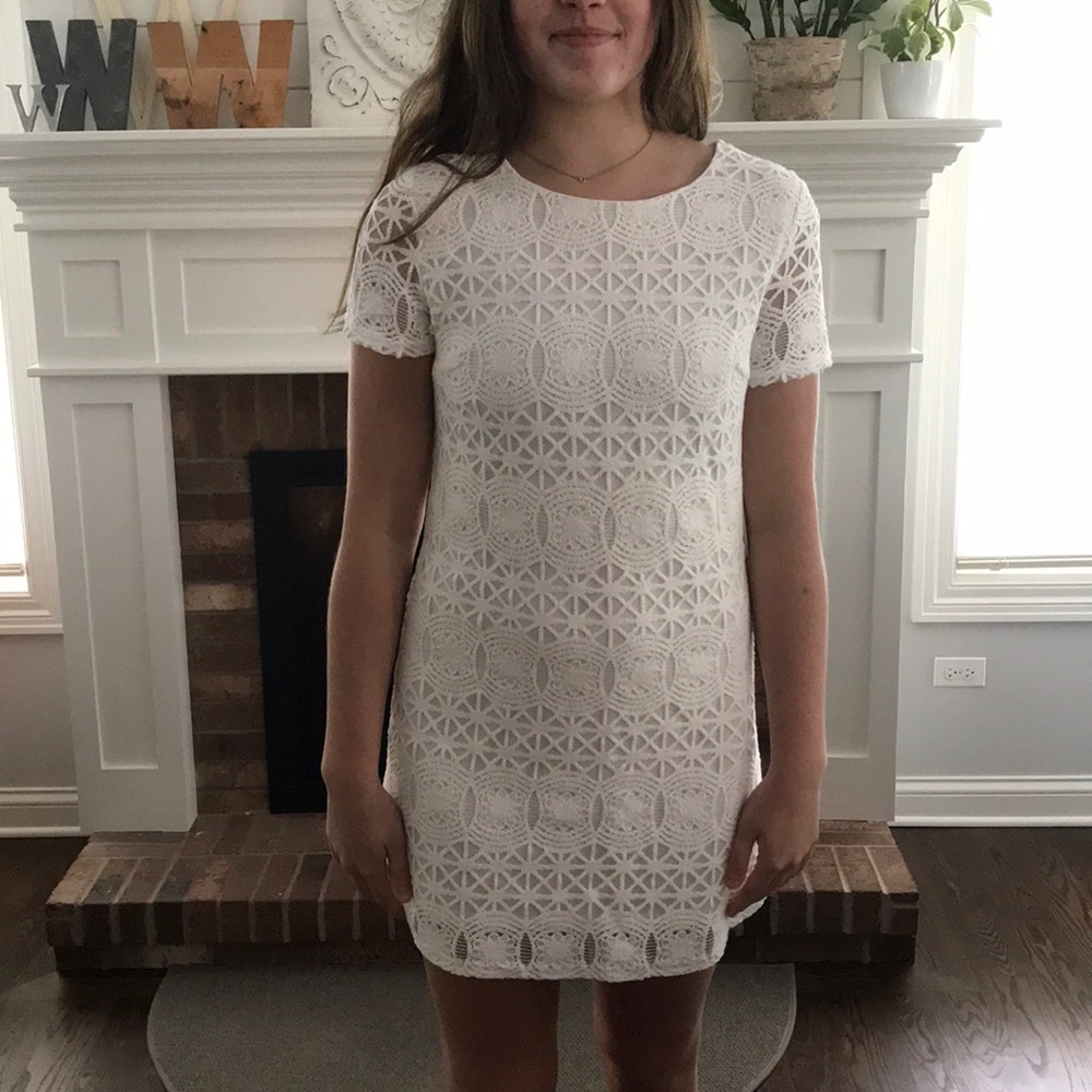 LuLu White Lace Dress